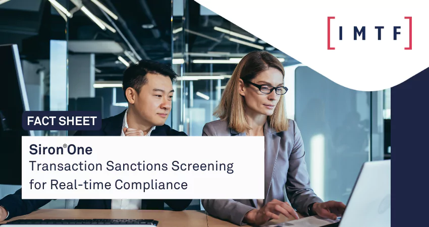 Factsheet: Sanctions Screening